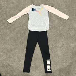 Girls puma outfit